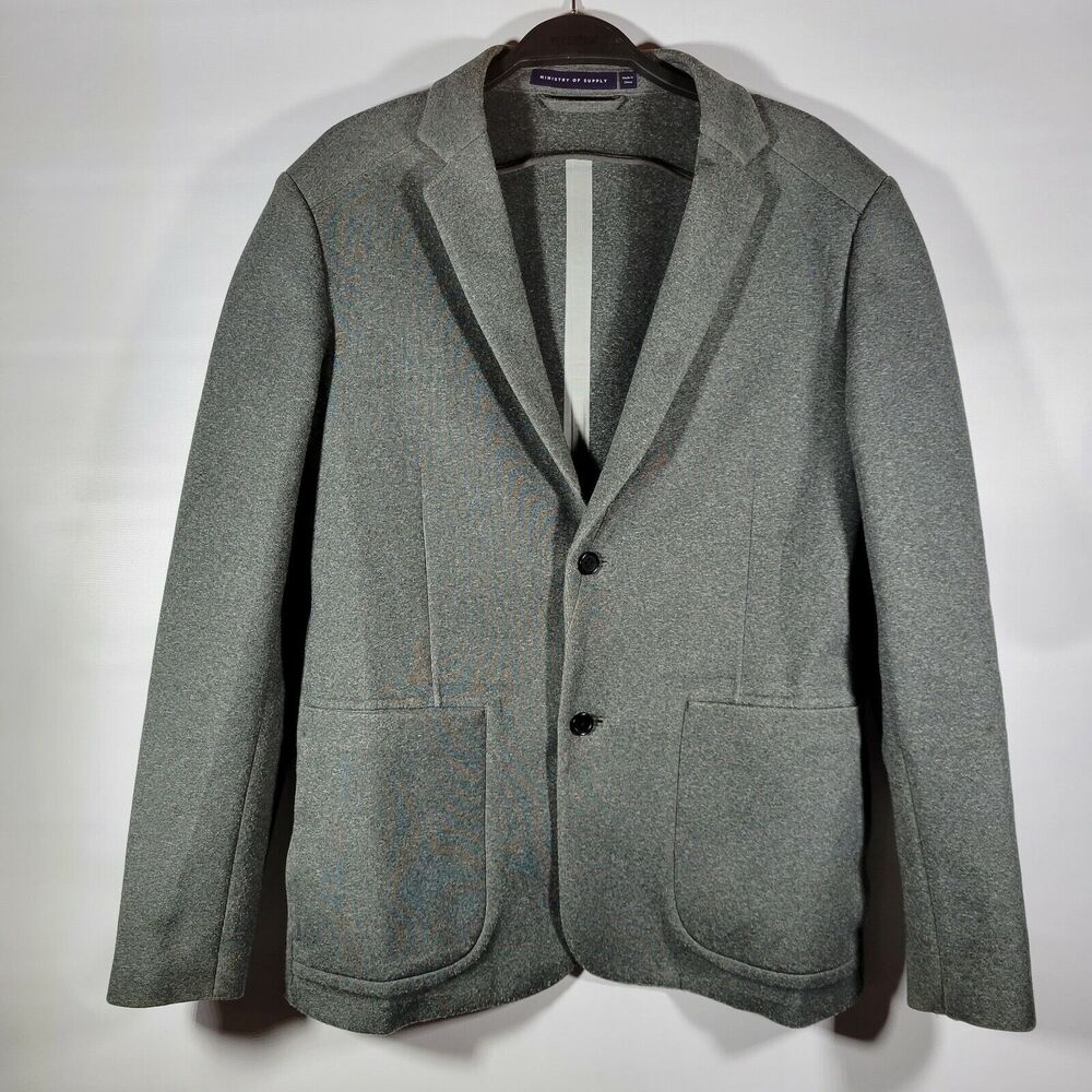 MINISTRY OF SUPPLY LABS 3D JACKET GREY 2 BUTTONS BLAZER SPORTS COAT SIZE S $450